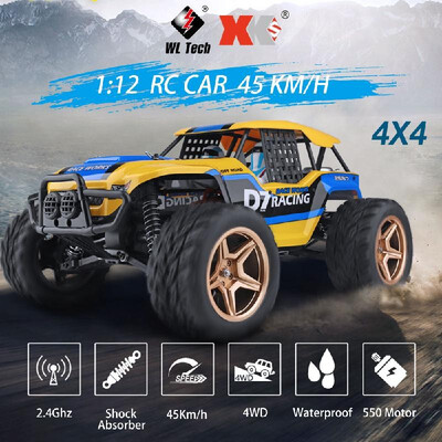 

Wltoys XK 12402-A D7 112 RC Car 550 Motor 4WD 45KmH Desert Buggy Car Rock Racing Crawler Truck Off Road RC Car