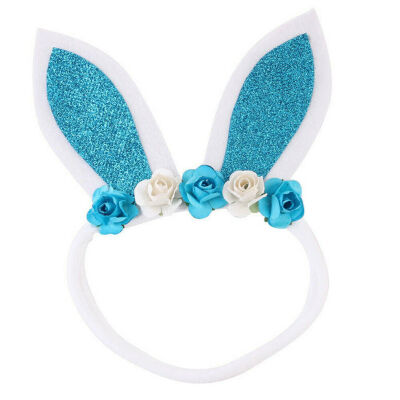 

Fashion Baby Girls Toddler Kids Rabbit Ears Flower Hair Band Headband Headwear