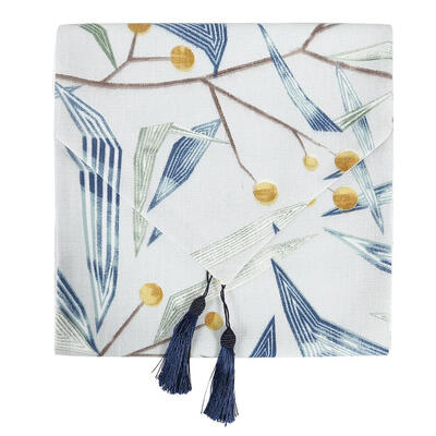 

Tropical Rainforest Leaves Print Table Runner Simple Tablecloth Table Cover