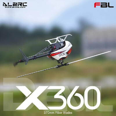 

ALZRC X360 FBL 6CH 3D Flying RC Helicopter Kit with 2525 Motor V4 50A Brushless ESC Standard Combo