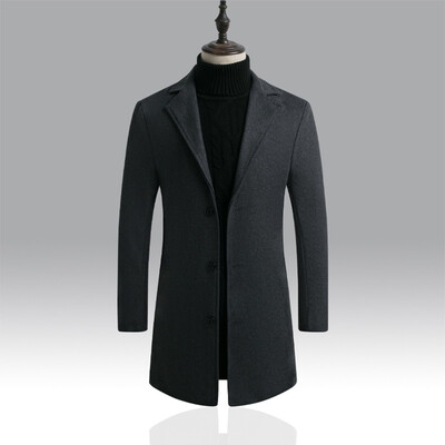 

Toponeto Mens New Winter Style Fashionable Warm Snowflake Windbreaker Coat Pure Coat