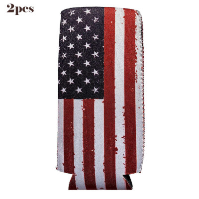 

Toponeto 2PCS Beer Bottle Cover Bags Decoration Home Party Banquet For Independence Day