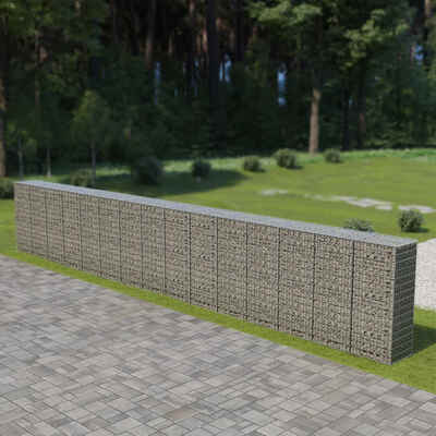 

Gabion Wall with Covers Galvanized Steel 354"x197"x59