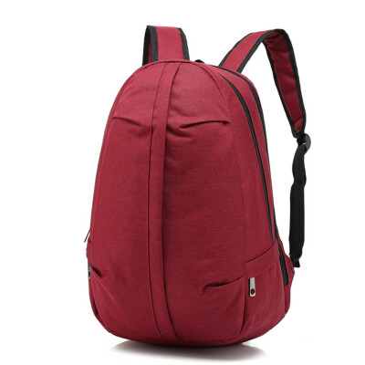 

Tailored Large Capacity Solid Color Waterproof Nylon Casual Backpack School Bag