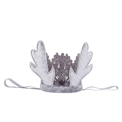

Kid Toddler Golden Horn Animal Headwear Girl Flower Chiffon Headband Accessories