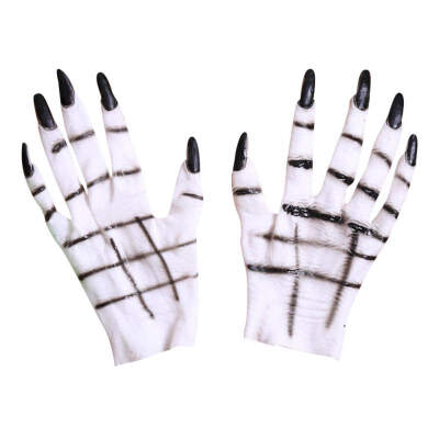 

New Hot Halloween Monster Ghost Gloves Halloween Scary Claws Fancy Dress Costume Masquerade Dress Up Halloween Props