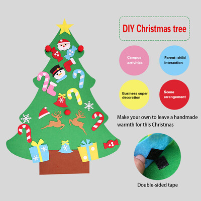 

Gobestart DIY Christmas Tree Set With Ornaments For KidsXmas GiftsDoor Wall Hanging