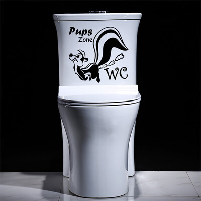 

〖Follure〗Sticker Cartoon Squirrel Animal DIY Wall Sticker Toilet Bathroom Home Decoration