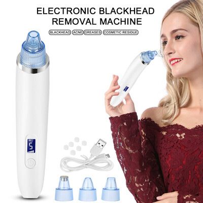 

Greensen Electronic Blackhead Removal Machine Vacuum Suction Face Acne Pore Cleaner Extractor