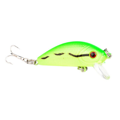 

1PCSlot 5cm 36g Fishing Crank Lure Minnow Hard Bait with 2 Fishing Hooks Fishing Tackle Lure 3D Eyes