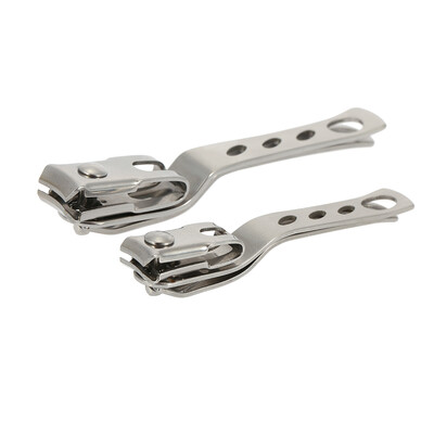 

2pcs Nail Clipper Set Nail Grooming Stainless Steel Nail Cutter Finger Toe Pedicure & Manicure Nail Trimming Nail Art Tool
