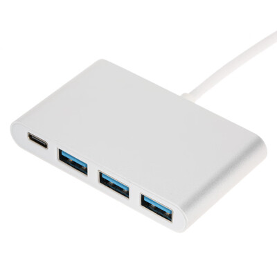 

USB 31 Type-C to 3 USB 30 USB-C Charging Port HUB OTG Adapter Cable for for New MacBook 12" Google Chromebook Pixel Nokia N1