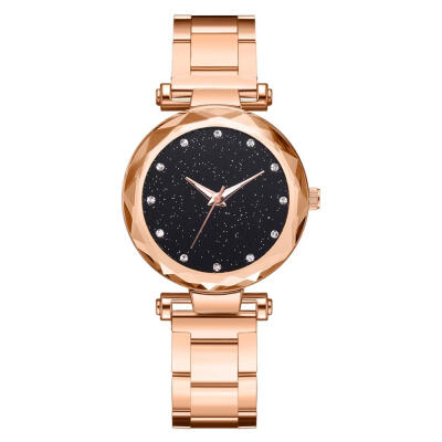 

Best Selling Women Watches Fashion Ladies Quartz Wristwatch Alloy Strap Starry Sky Dial Clock Casual Gift Zegarki Damskie