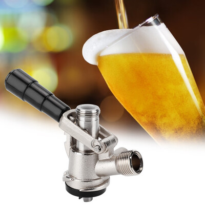 

Greensen Keg Coupler  Type Draft Beer Dispenser with Safety Pressure Relief Valve Home Brewing System Keg Coupler Wine Making