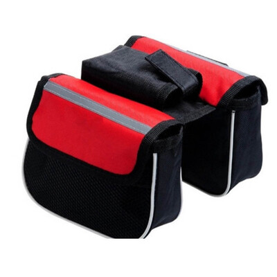

Bicycle bagOutdoor Bike Bag Bicycle Pannier Frame Pouch Basket Front Beam Bag