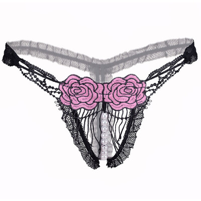 

Toponeto Underwear Women Thong Bragas Sexy Panties Thong Lace Word Pants Ladies Briefs