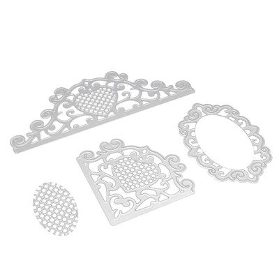 

Gobestart New Flower Heart Metal Cutting Dies Stencils DIY Scrapbooking Album Paper Card