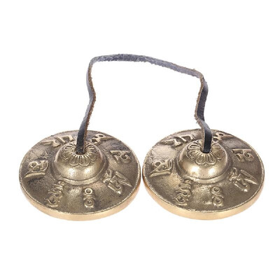 

26in65cm Handcrafted Tibetan Meditation Tingsha Cymbal Bell with Buddhist Lucky Symbols