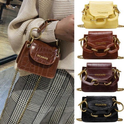 

Fashion Women Shoulder Bag crocodile patent leather handbag Cross Boby Retro Bag