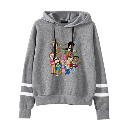 

Women Christmas Hoodie BobS Burger Stranger Things Mashup Hooded