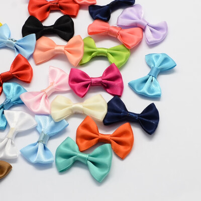 

Handmade Woven Costume Accessories Ribbon Bowknot Mixed Color 23x35x7mm about 500pcsbag