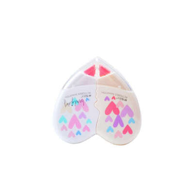 

1 Pair 10m Heart Shape Correction Tape Portable Cute Student School Stationery Office Supplies Tool Correction Belt
