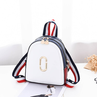 

Womens backpack with shoulder bags Korean version Chao Baitao fashion Mini student schoolbag ladies stereotyped small backpack