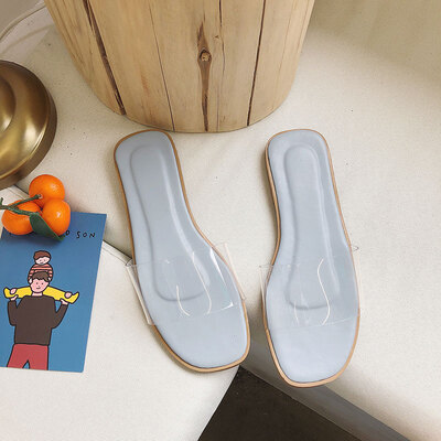 

Transparent sandals for ladies in summer&Korean Edition