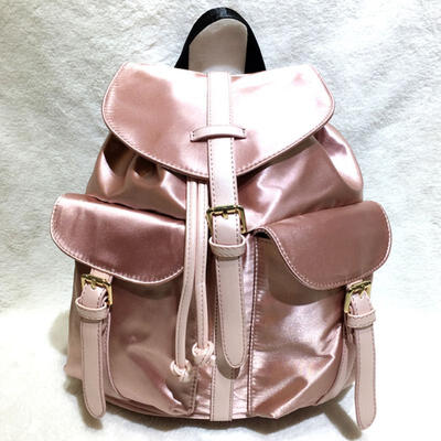 

Buckle Flap Drawstring Backpack Fashion Shoulders Bag For Women