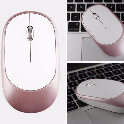 

24G Wireless Mouse With Nano Receiver 1600 DPI Slim Noiseless Rechargeable Mouse For WIN1078 MAC Android XP System