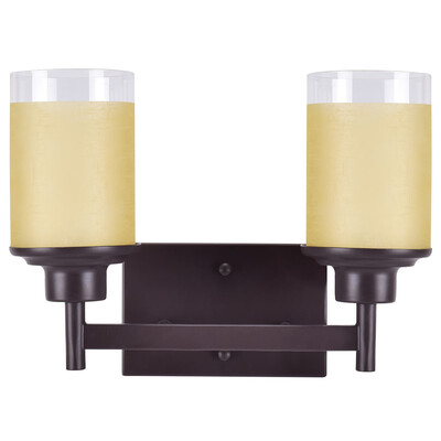

2 Bathroom Vanity Fixture Wall Mounted Light