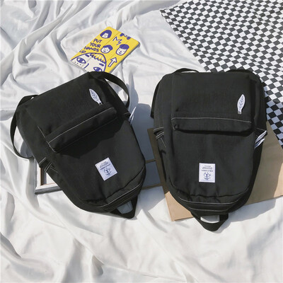 

Schoolbag girl ins wind Korean campus high school students simple Mori ancient feeling girl Joker backpack college students