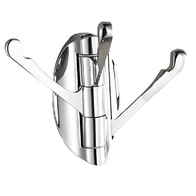 

Swivel Hook Foldable Arms Triple Coat Towel Clothes Hanger Hook Wall Mount Hook Holder for Bathroom Kitchen Bedroom