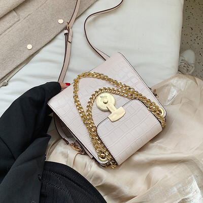 

Casual new small bag female 2019 new Korean version of the stone pattern shoulder bag texture foreign gas ladies Messenger bag tide