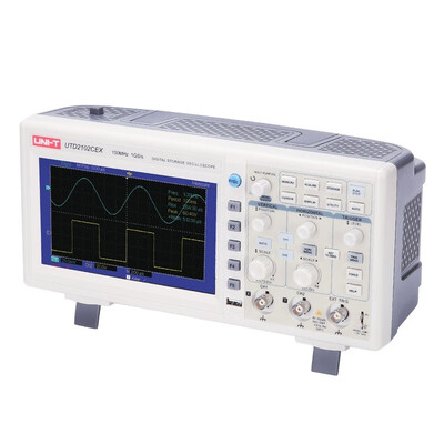 

UNI-T UTD2102CEX Digital Oscilloscope 100MHz Bandwidth with USB OTG Interface 2 Channels Storage Portable Oscilloscope