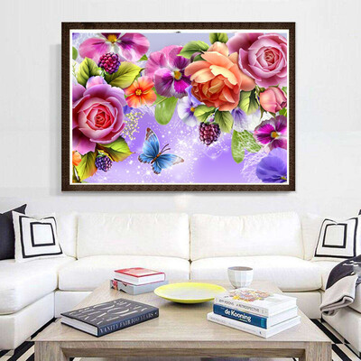 

Toponeto 5D Embroidery Paintings Rhinestone Pasted DIY Diamond Painting Cross Stitch