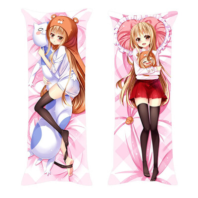 

Himouto Umaru-chan Throw Pillowcase 150cm x 50cm Doma Umaru Body Pillowcase with Double-sided Pattern for Home Decor