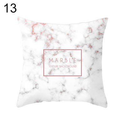 

Marbling Geometric Pattern Pillow Case Cushion Cover Home Office Chair Sofa Decor