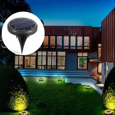 

Siaonvr 2PC Waterproof And Rain Proof Ground Lamp Courtyard Lawn Lamp Light Lamp Black