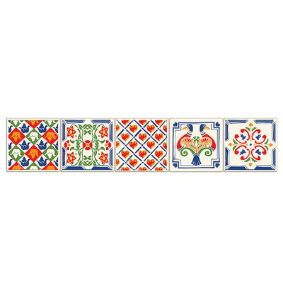 

European Retro Self-adhesive Tiles Wall Stickers Decal for Bedroom Decor
