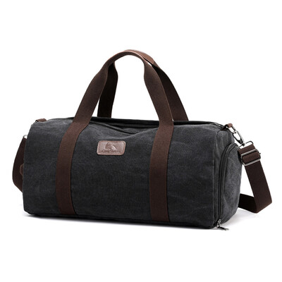

Tailored Unisex Fashion Multi-Function Large Capacity Canvas Shoulder Bag Travel Bag