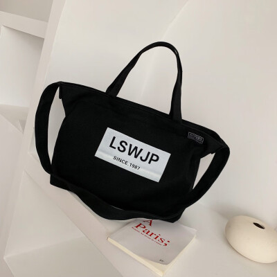 

Tailored Women 2019 Canvas Casual Shoulder Messenger Bag Simple Handbag Fashion Tote Bag