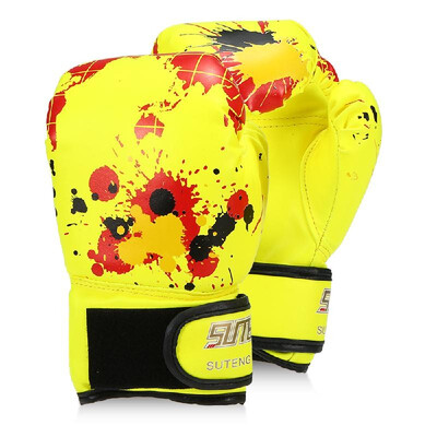 

Fighting Gloves for Boy Girls Strike Boxing Training Safety Gloves for Kids Map Boxing Gloves