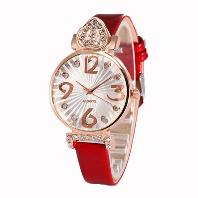 

Mens Quartz Watch Scratch Heart Watch Student Sports Casual Watch Male