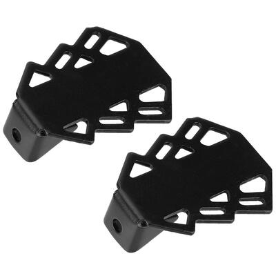 

Greensen 2pcs Mountain Terrain Bicycle Iron Rear Pedal Feetpegs Anti-slip Foot Rest with 5mm Hole