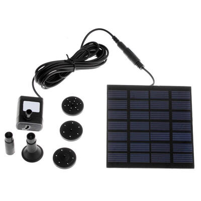 

Solar Power Fountain Water Pump Panel Kit Pool Garden Brushless Waterpump