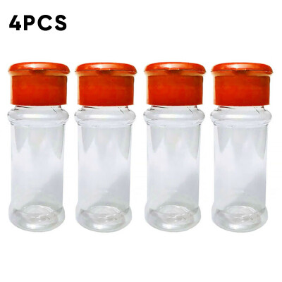 

4pcs Kitchen Supplies Seasoning Bottle Salt Can Storage Box Spice Jar Tank Can