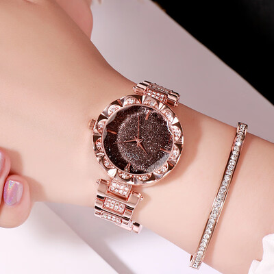 

Shiny Quartz Ladys Watches Elegant Rose Gold Women Wrist Watch Brand Luxury Relogio Feminino Reloj Mujer Female Clock New 2019
