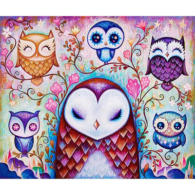 

5D DIY Full Drill Diamond Painting Cartoon Bird Cross Stitch Embroidery Kit
