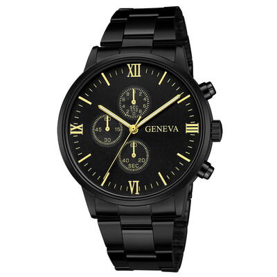 

Gobestart Mens Stainless Steel Quartz Analog Date Wrist Watch Sport Watches Gifts
